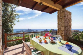 Costa Paradiso villa con piscina indipendente e vista mare per 6 persone